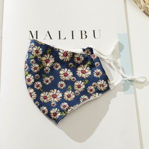 100% Cotton Washable Mask with Filter Pocket